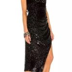 NEW! DUNDAS x REVOLVE Hendrix Midi Dress in Black Size Small Photo 2