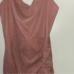Sparkly pink mini dress NWT Size L Photo 1