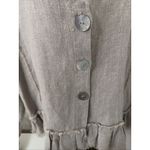 Blue Swallow Clothing Tan Women’s Large Button￼ Down Blouse Photo 1