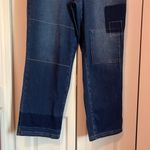 LOGO By Lori Goldstein  Blue Straight-Leg Jeans Photo 1