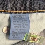 Carhartt ‎ Womens Cropped Jeans Size 18P Mid Rise Dark Wash Casual Relaxed Denim Photo 11