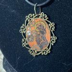 Steampunk Black Cat Necklace Photo 1