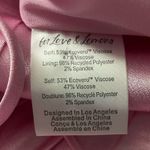 For Love & Lemons NWOT Elora Satin Strappy-Back Mini Pink Dress Size Large Photo 9