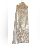 Lovers + Friends Lovers and‎ Friends Rachel Lilium Sequin Gown Size Large Beige Halter Neck Photo 14