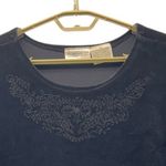 Whimsigoth Velvet Top Black 2X Photo 2