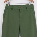 American Giant Women's Wide Leg Pant Size Utility Pants Workwear Made in USA Green Photo 4