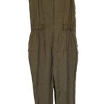 Abercrombie & Fitch Abercrombie Fitch Green Sleeveless Utility Jumpsuit Playsuit Size Small Tall Photo 1