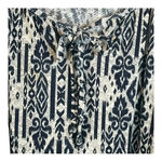 kim rogers ‎ Woman Boho Navy Knit Top Crochet Hem Sleeves Women Plus Size 1X Photo 2