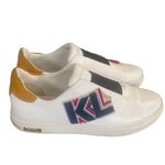 Karl Lagerfeld  Paris Graphic Slip on Sneakers White Size 8 M Photo 0