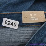 Madewell NEW  Baggy‎ Straight Jeans in Dark Worn Indigo Wash, size 32 Photo 12