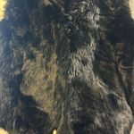 Madewell  black faux fur vest hook closure size XS Photo 8