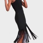 Cushnie et Ochs Marvella high-waist fitted crepe midi skirt with fringed hem XS Photo 12