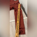 NWT Level 99 Rachel Stretch Linen Blend Blazer Rose Size Small Open Front Red Photo 3