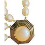 Yves Saint Laurent Vintage Four Strand Baroque Pearl Necklace w/Box & COA Gold Photo 3
