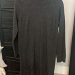 Lululemon Dark Gray Turtleneck Sweater Dress Sz 12 Photo 0