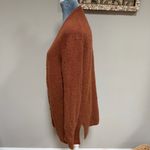 Madewell  XS merino wool alpaca blend cardigan sweater burnt orange brown Photo 2