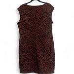 Nine West  Dress Sz XL Leopard Print Sleeveless Knitted Work Office Closet Staple Photo 3