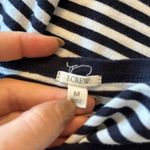 J.Crew  100% Cotton Blue and White Striped Lightweight T Shirt Size Small Photo 2