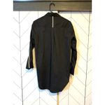 Ellen Tracy  Women’s XS Black White Tuxedo Stripe Long Sleeve Button Down Shirt Photo 2