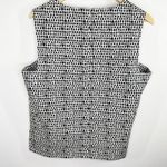 Kate Spade Saturday Vase Tea Cup 100% Cotton Blouse Women's Size Medium Large Black Photo 1