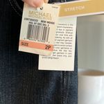Michael Kors NWT MICHAEL Mid-Rise Studded Straight Leg Jeans, 2P Photo 3