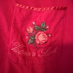 Victoria's Secret Victoria’s‎ Secret Vintage Embroidered Pink Sleep Shirt Photo 1