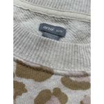 Aerie  Oversized Desert Sweatshirt Animal Print Side Slit Pullover XS LEOPARD Photo 15