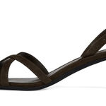 Jeffrey Campbell  Espresso Suede Chrissy Sandal Kitten Heels Photo 0