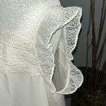 Loft  Women's White Lace Dress Photo 4