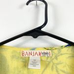 Banjanan Mercy Tiered Wrap Midi Dress Yellow Lisbon Garden Sunshine Size Medium Photo 8