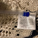 Pink Rose  Women’s Cardigan Sweater Shrug Cream & Black Size Large‎ Photo 5