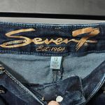 Seven 7 blue Bermuda Jean Shorts Women's size 12 Photo 2