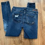 EXPRESS distressed legging mid rise jeans size 2 short Photo 5