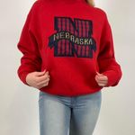Fruit of the Loom Vintage Nebraska Crewneck Embroidered Patch Photo 1