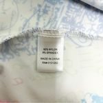 Lulu B White Post Cards Of Love French Script Ruffle Neckline Sleeveless Top S Photo 6