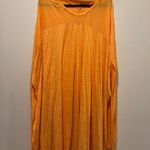 Free People Beach Orange Coverup Tunic OSFM Photo 0