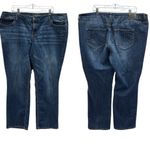 Maurice's Stretch Denim Straight Leg Blue Jeans Womens Plus Size 24 Regular Photo 1