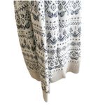 Garnet Hill Fair Isle Sweater Merino Wool Gray Blue Nordic Knit Women's Large Photo 6