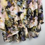 Rose + Olive Top Women 2X Multi Printed Popover Blouse Art Peasant Mature Retro Photo 3