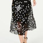 Alfani Polka Dot Mesh Midi Skirt Photo 0