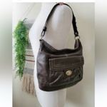 Coach Elegant Vintage  Penelope Black Pebble Leather Shoulder Bag Photo 9