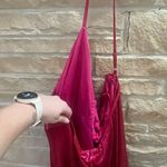 FashioNova Retro Metallic Pink Jumpsuit Photo 2