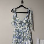 Petal and Pup  FLORET MIDI DRESS - BLUE Size Small Photo 3