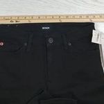 Hudson Jeans HUDSON Natalie Mid Rise Super Skinny Ankle Size 25 Black Raw Hem Jeans Photo 5