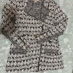 Lucky Brand  Long Knit Moto Sweater Jacket Cardigan Size M Photo 11