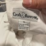 Croft & Barrow Cute vintage 80’s-90’s white semi-sheet floral embroidered short sleeve blouse Photo 9