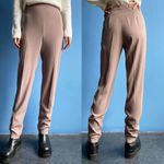 Babaton Aritzia Mayfair Straight Leg High Waist Trouser Pant Mauve Size 10 Photo 13