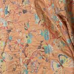 Coldwater Creek  PXL Orange Floral Butterfly Embroidered Button Up Jacket Photo 7