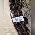 Linda Dano Pleated Shawl Black/Gold Accordion Lurex Scarf New Deadstock Gold Photo 4