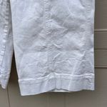 NYDJ Wide Leg Denim Pedal Pusher Capri Pants Optic White Size 16 EUC Photo 4